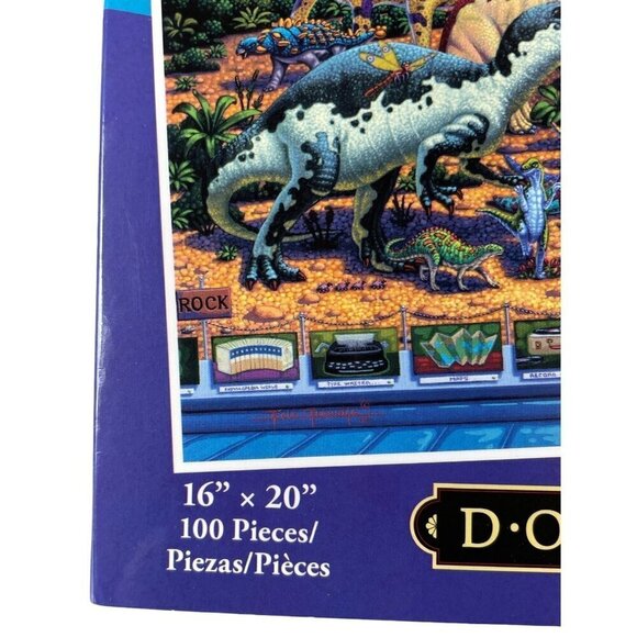 Dowdle DINOSAUR MUSEUM - 100 PIECE Jigsaw Puzzle - Picture 3 of 3